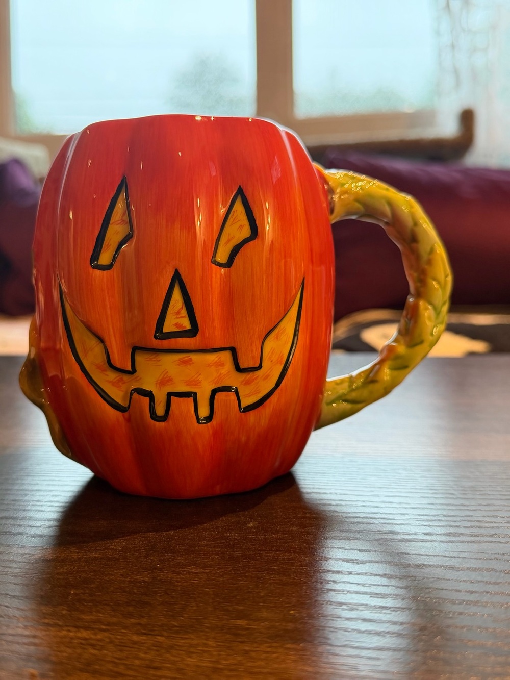 Jack o lantern mug